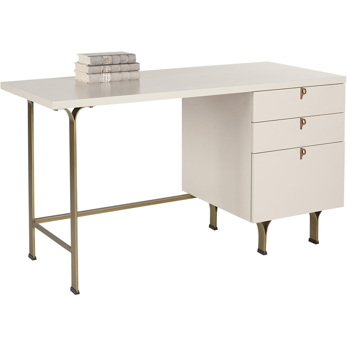SUNPAN 107300 Celine 55 X 23.75 inch Cream Desk